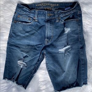American eagle ripped shorts